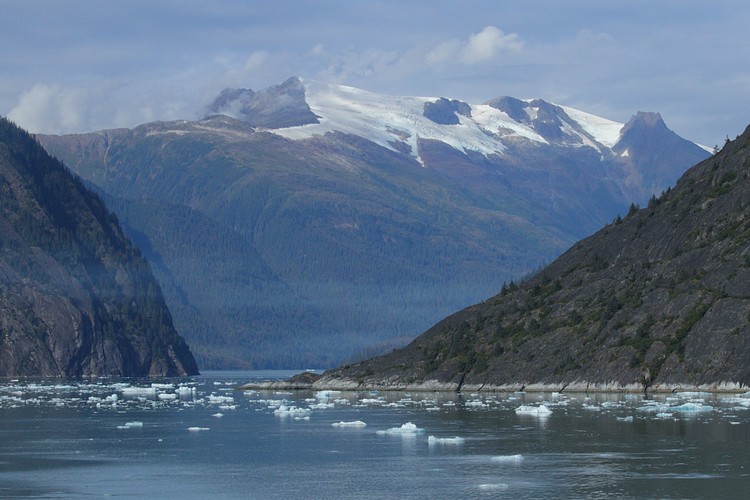 Endicott Arm and snow-capped mountains