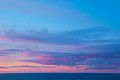 Sunset near Queen Charlotte Islands