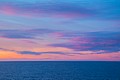 Sunset near Queen Charlotte Islands