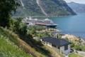 Cruise ship at Eidfjord