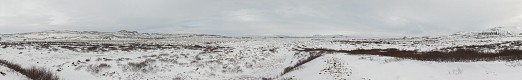 Nesjavellir Lava field panorama