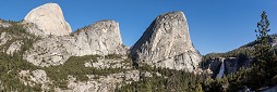 Half Dome, Mt. Broderick, Liberty Cap and Nevada Fall