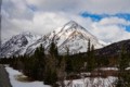 Mountain scenery from the train