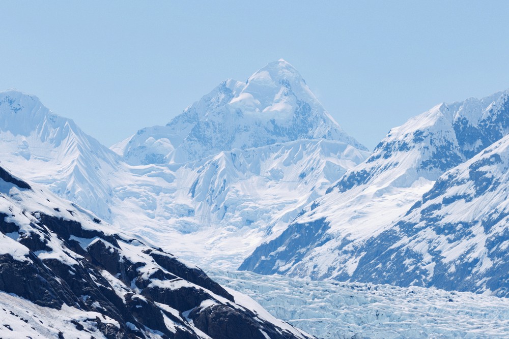 Margerie Glacier and Mount Salisbury