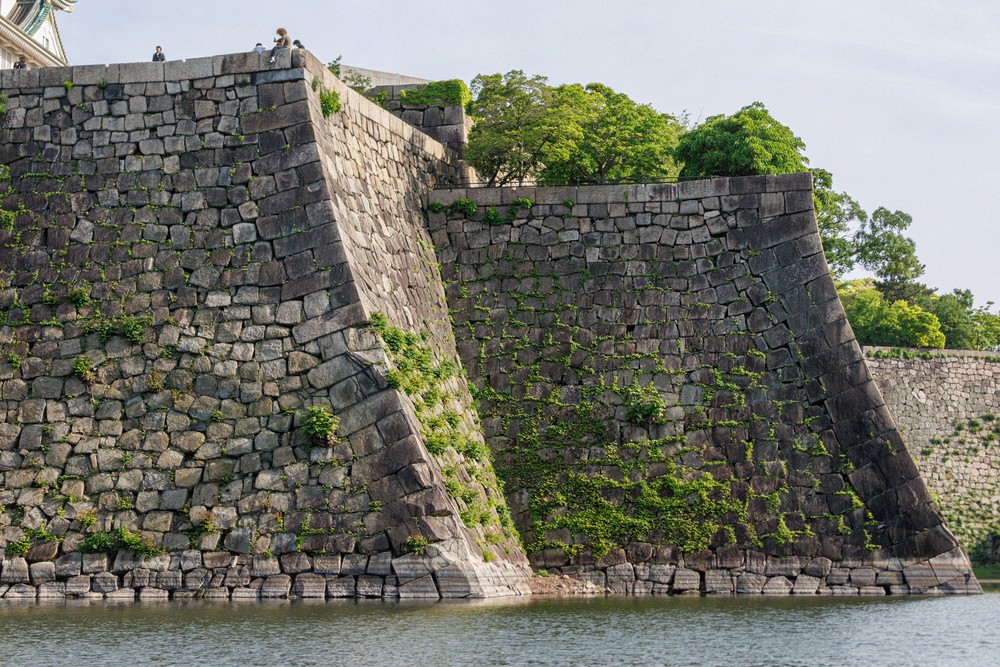 Osaka Castle - Wall