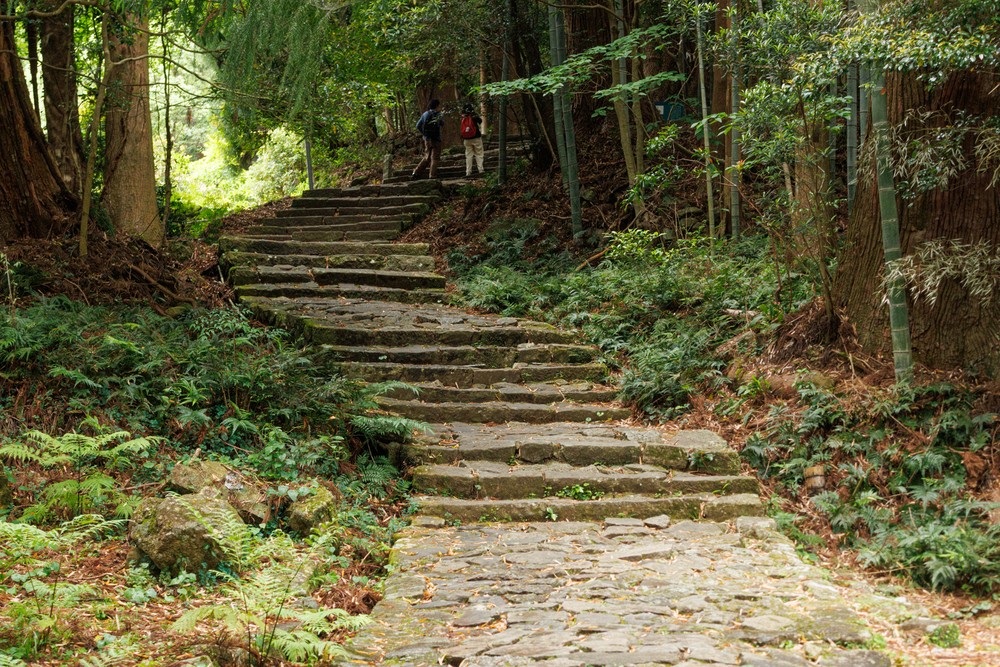 Daimonzaka toward Kumano Nachi Taisha