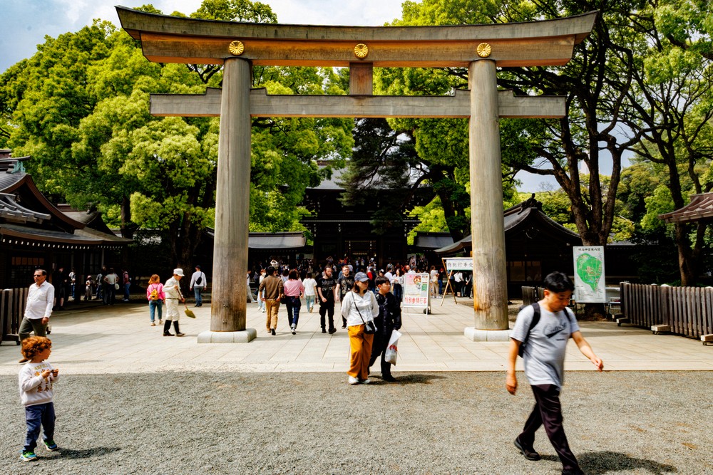 Meiji Shrine - Sanno Torii (Third Torii Gate)